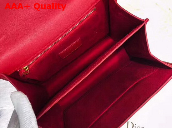 Diordirection Flap Bag in Red Lambskin Replica