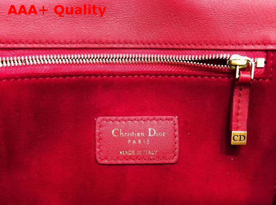 Diordirection Flap Bag in Red Lambskin Replica