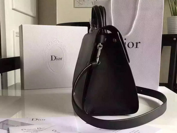 Diorever Bag Black Smooth Calf Leather for Sale