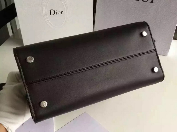 Diorever Bag Black Smooth Calf Leather for Sale