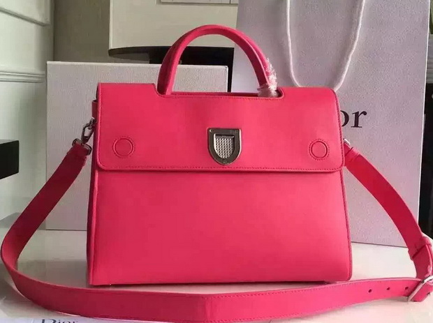 Diorever Bag Fuchsia Smooth Calf Leather for Sale