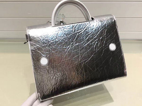 Diorever Bag in Silver Calf Leather for Sale