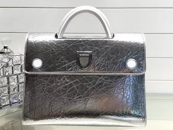 Diorever Bag in Silver Calf Leather for Sale