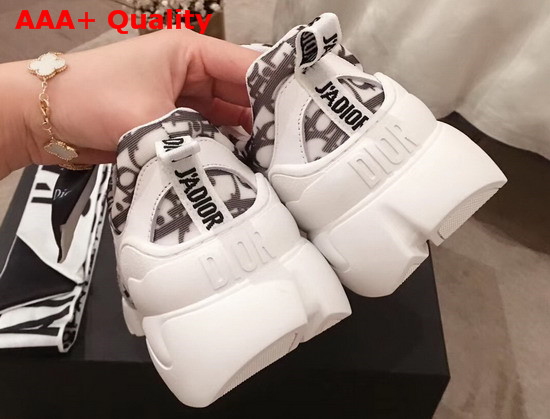 Jadior D Connect Sneaker in Dior Oblique with Scarf Replica