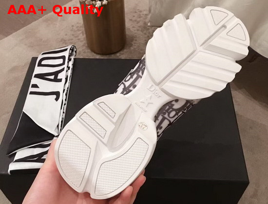 Jadior D Connect Sneaker in Dior Oblique with Scarf Replica