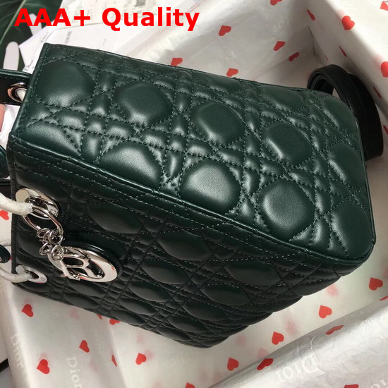 Lady Dior Bag in Cypress Green Cannage Lambskin Replica