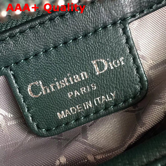 Lady Dior Bag in Cypress Green Cannage Lambskin Replica