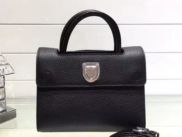 Mini Diorever Bag in Black Bullcalf Leather for Sale