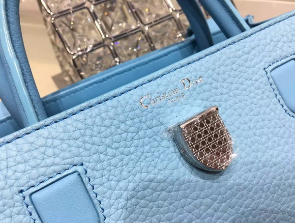 Mini Diorever Bag in Light Blue Bullcalf Leather for Sale