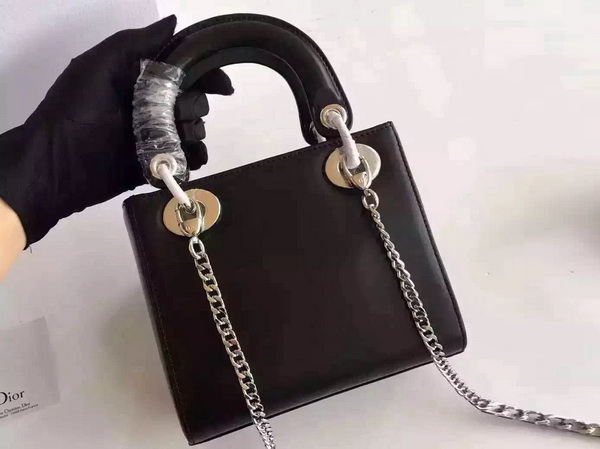 Mini Lady Dior Bag Black Calfskin for Sale