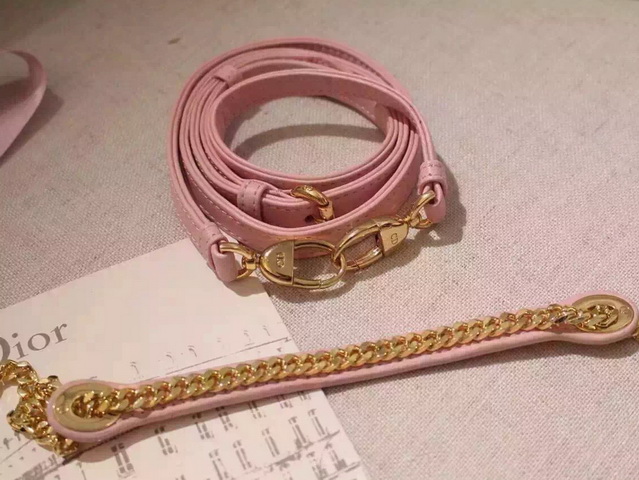 Mini Lady Dior Bag Pink Lambskin Gold Hardwares for Sale