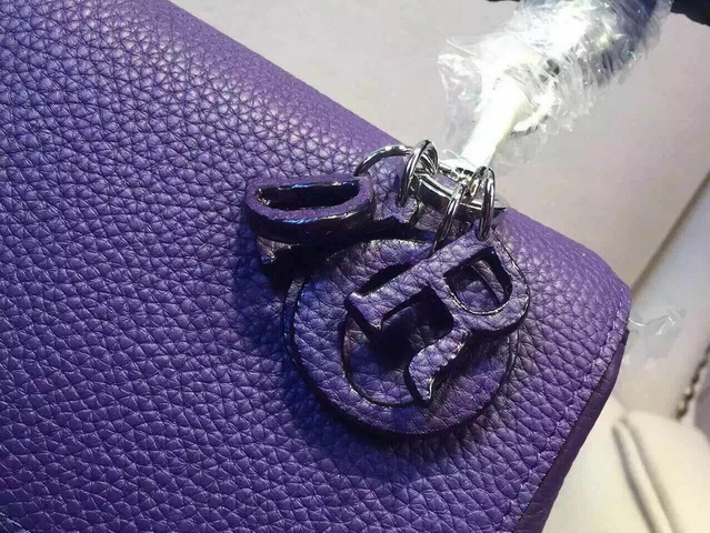 Small Be Dior Bag Purple Bullcalf Leather for Sale