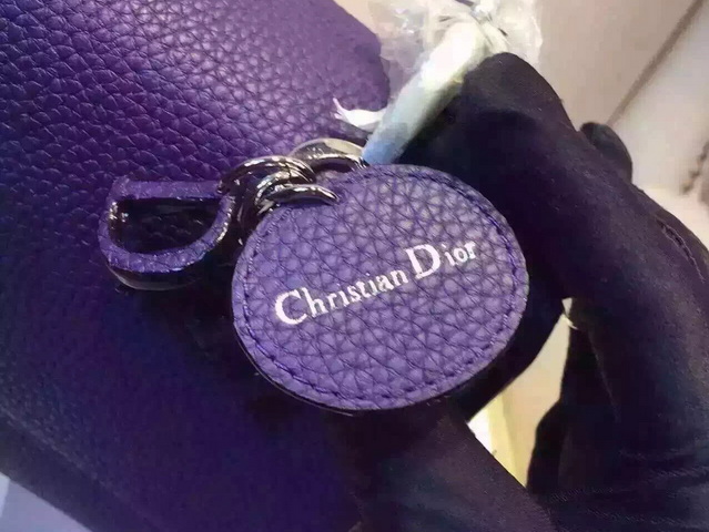 Small Be Dior Bag Purple Bullcalf Leather for Sale