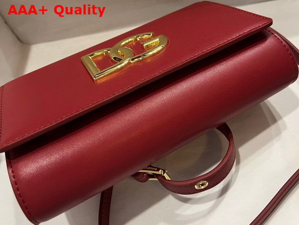 Dolce Gabbana Calfskin 3 5 Clutch Red Replica