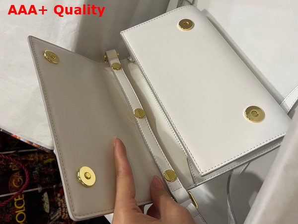 Dolce Gabbana Calfskin 3 5 Clutch White Replica