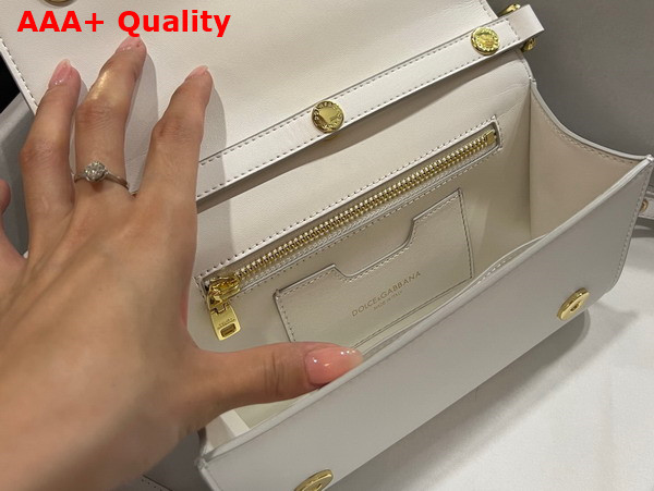 Dolce Gabbana Calfskin 3 5 Clutch White Replica