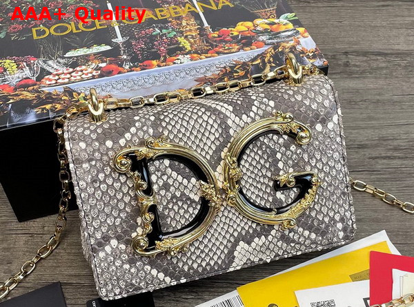 Dolce Gabbana Python Skin DG Girls Shoulder Bag Replica