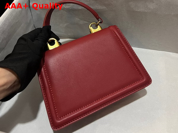 Dolce Gabbana Small Smooth Calfskin Devotion Bag Red Replica