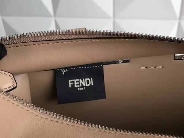 Fendi 3Jours Natural Coloured Leather Shopper Bag with Studs For Sale