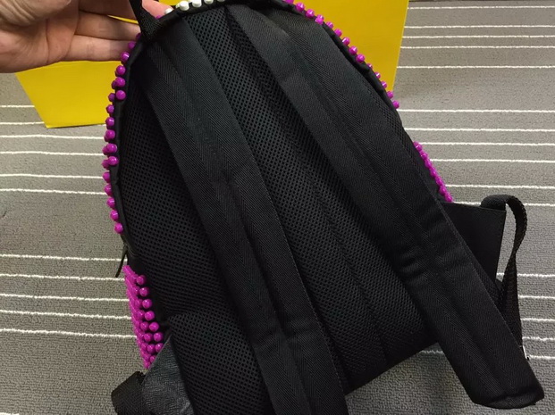 Fendi Backpack Mini In Nylon And Bag Bugs Pattern Studs for Sale