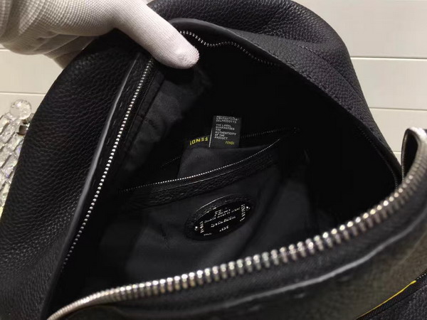 Fendi Bag Bugs Backpack in Black Real Leather for Sale