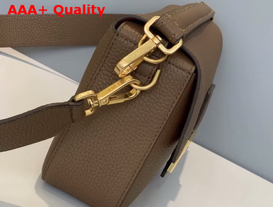 Fendi Baguette Bag in Brown Romano Leather Replica