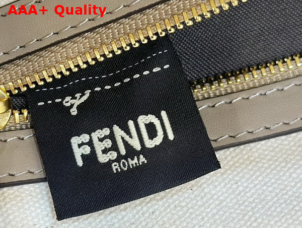 Fendi Baguette Bag in Multicolour Canvas with FF Embroidery Replica