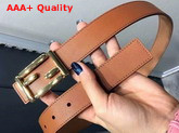 Fendi Baguette Belt in Brown Calfskin Replica