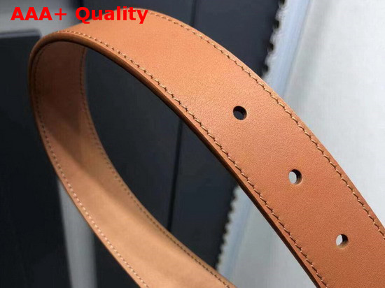 Fendi Baguette Belt in Brown Calfskin Replica