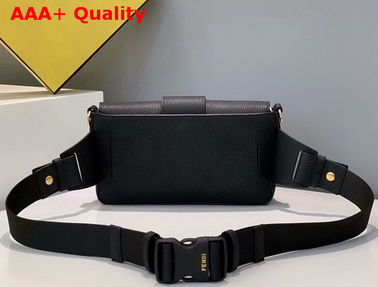 Fendi Baguette Black Leather Bag Replica