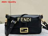 Fendi Baguette Black Nappa Leather Bag Replica