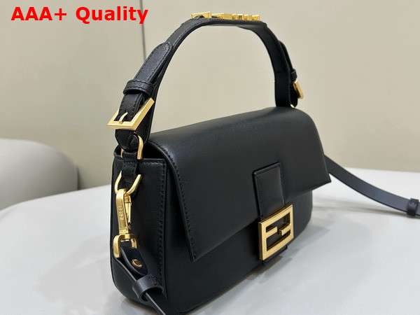 Fendi Baguette Black Nappa Leather Bag Replica