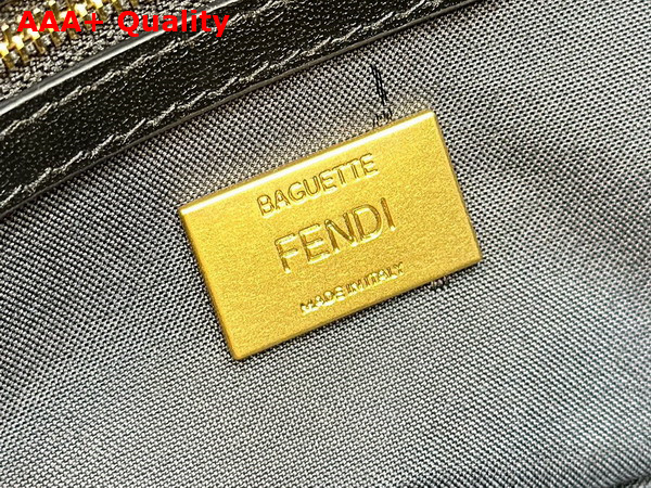 Fendi Baguette Black Nappa Leather Bag Replica