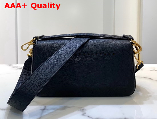 Fendi Baguette Fendi Roma Amor Leather Bag in Black Replica