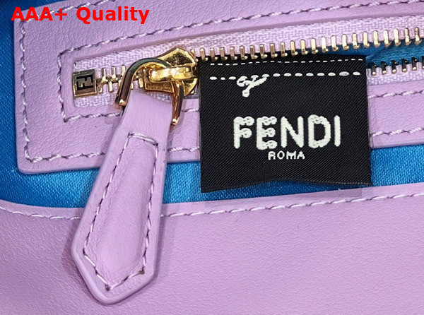 Fendi Baguette Lilac Sequin and Leather Bag Replica