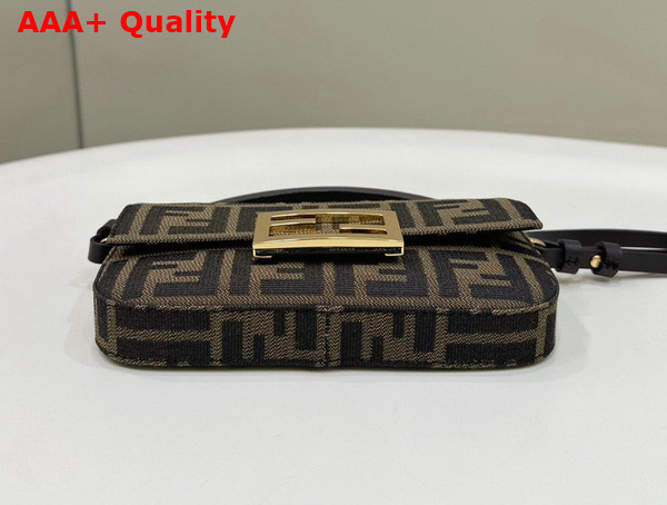 Fendi Baguette Phone Pouch Brown FF Fabric Pouch Replica