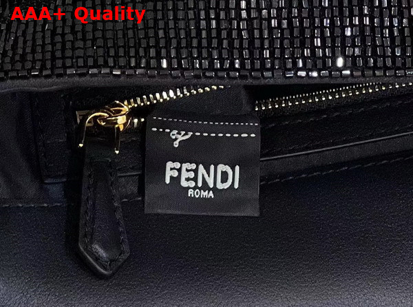 Fendi Baguette Re Edition Bag in Black Beads Replica