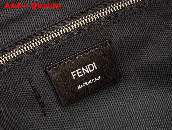 Fendi Belt Bag Black FF Fabric Belt Bag Replica