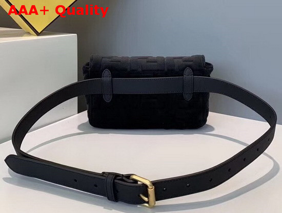 Fendi Belt Bag Black Velvet Mini Bag Replica