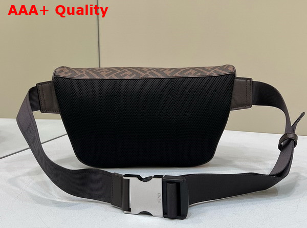 Fendi Belt Bag Brown FF Fabric Belt Bag Replica