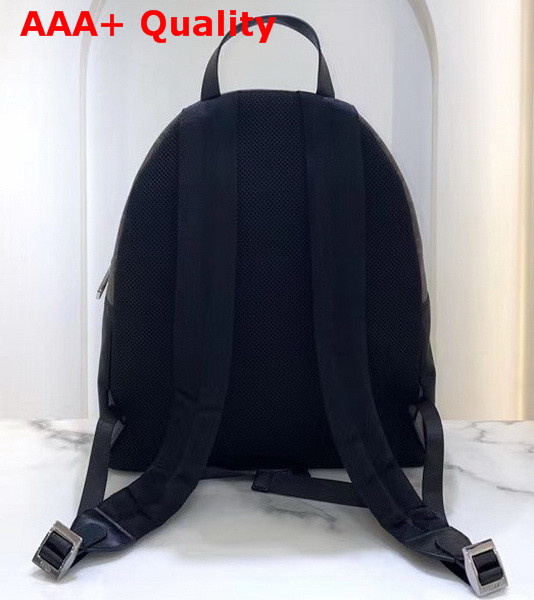 Fendi Black Nylon and Canvas Backpack for Men Replica