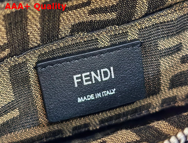 Fendi By The Way Mini Small Boston Bag in Black Leather Replica