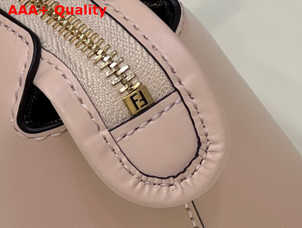 Fendi By the Way Mini Light Pink Leather Small Boston Bag Replica