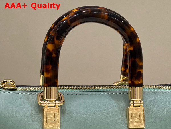 Fendi By the Way Mini Mint Green Leather Small Boston Bag Replica