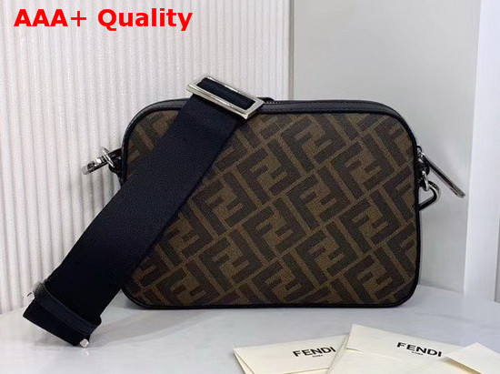 Fendi Camera Case Brown Fabric Bag Code 7M0286A9XSF199B Replica