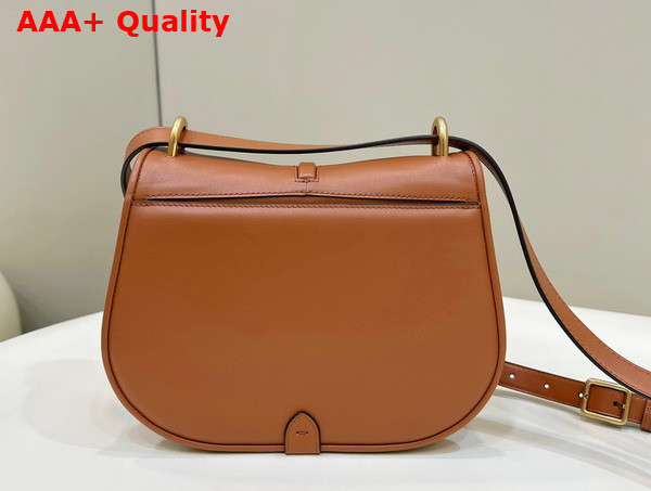 Fendi Cmon Medium Brown Leather Bag Replica