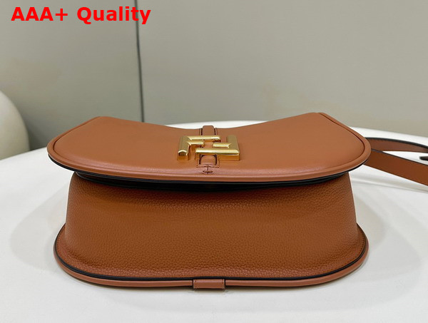 Fendi Cmon Medium Brown Leather Bag Replica