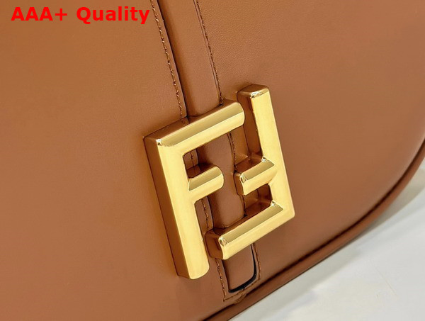 Fendi Cmon Medium Brown Leather Bag Replica