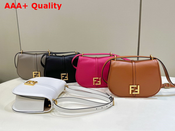 Fendi Cmon Medium Brown Leather Bag Replica