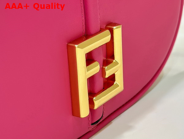 Fendi Cmon Medium Fuchsia Leather Bag Replica